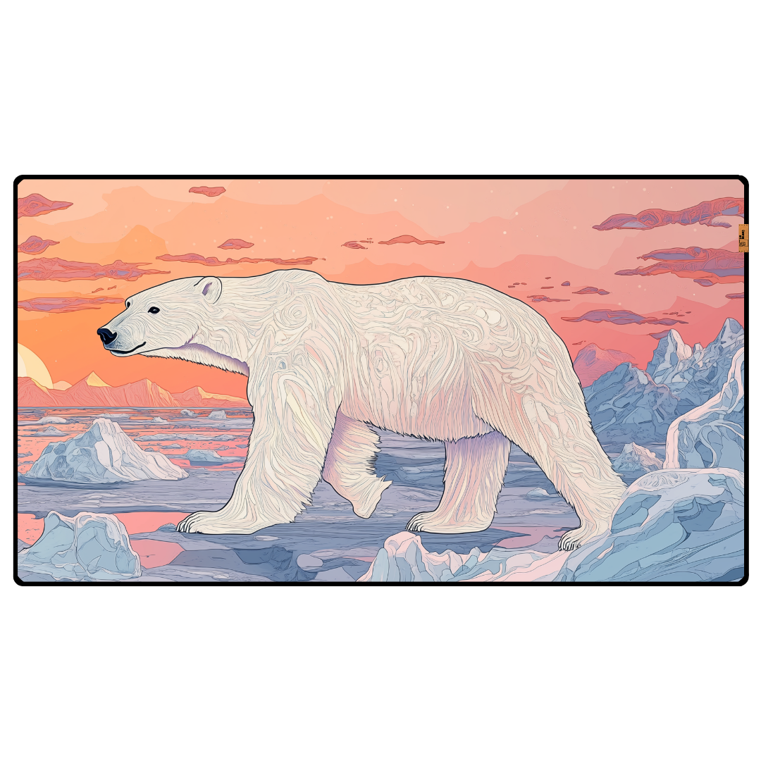 Kutup Ayısı - Mouse Pad & Masa Matı