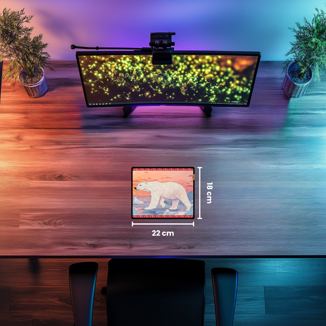 Kutup Ayısı - Mouse Pad & Masa Matı