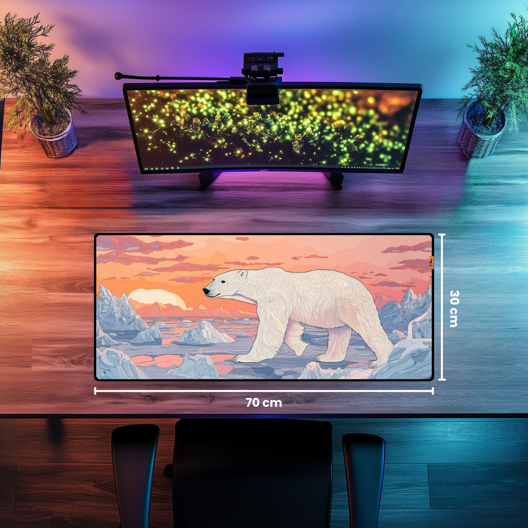 Kutup Ayısı - Mouse Pad & Masa Matı