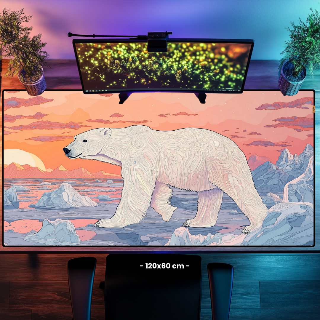 Kutup Ayısı - Mouse Pad & Masa Matı