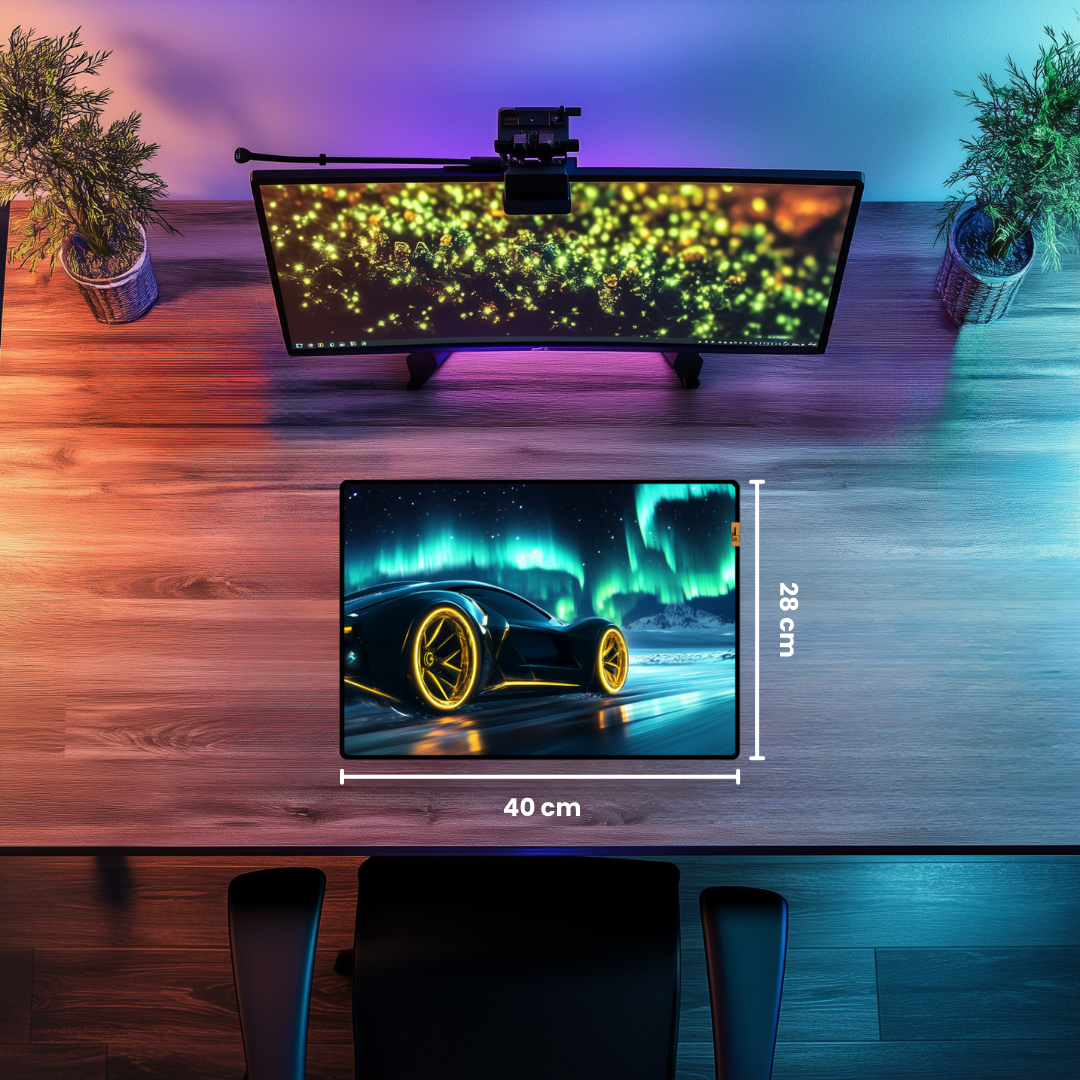 Kuzey Işıklarının Altında - Mouse Pad & Masa Matı