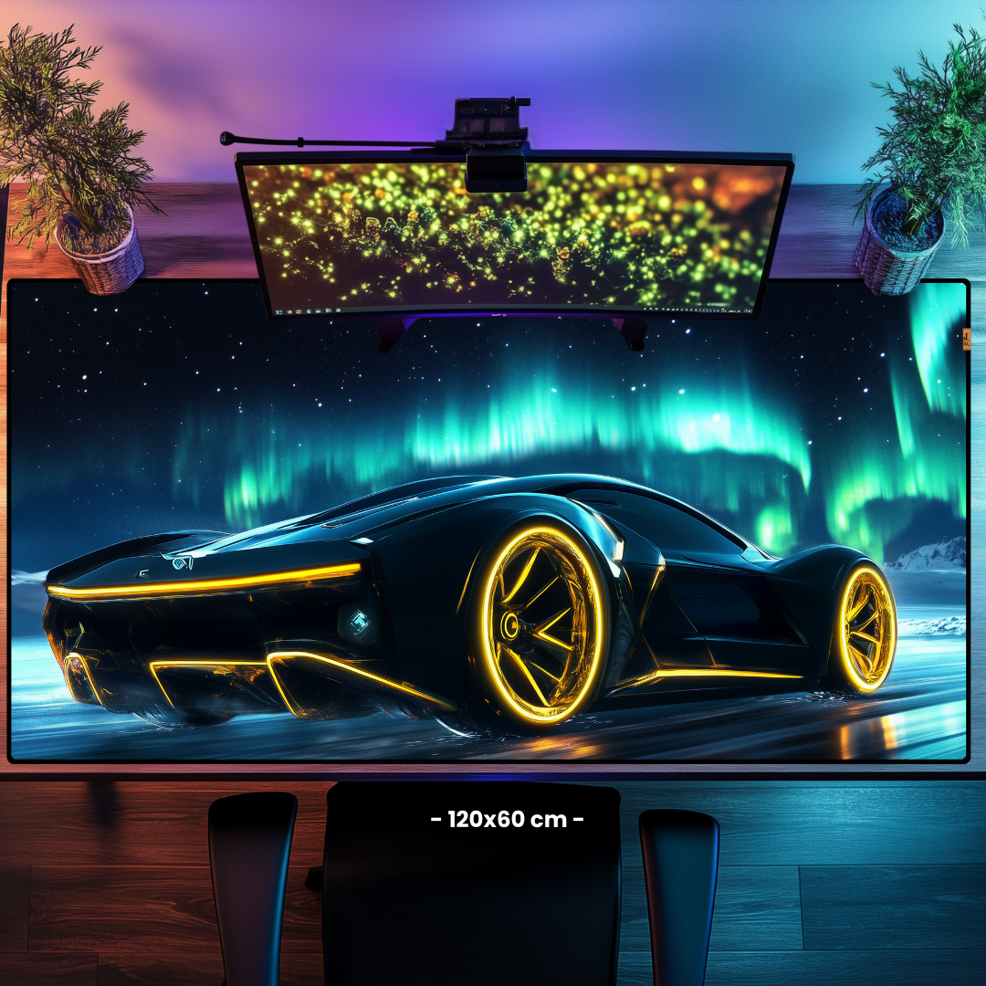 Kuzey Işıklarının Altında - Mouse Pad & Masa Matı