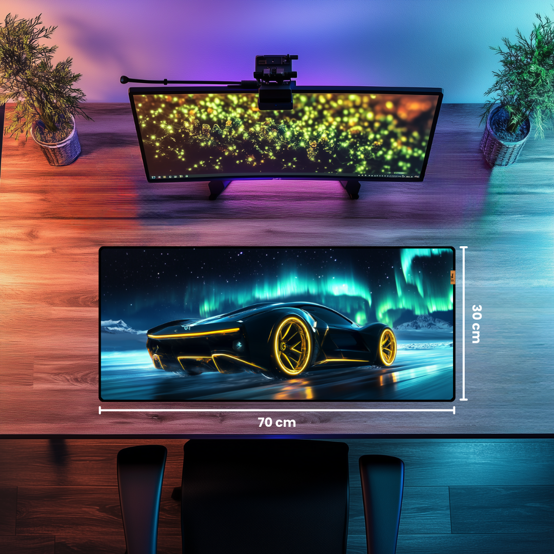 Kuzey Işıklarının Altında - Mouse Pad & Masa Matı