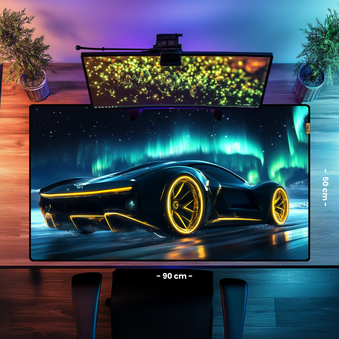 Kuzey Işıklarının Altında - Mouse Pad & Masa Matı