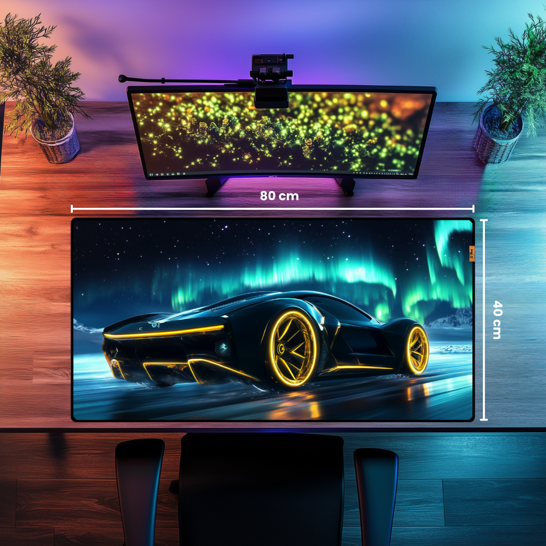 Kuzey Işıklarının Altında - Mouse Pad & Masa Matı
