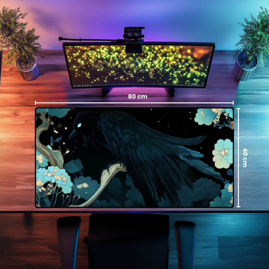 Kuzgun - Mouse Pad & Masa Matı