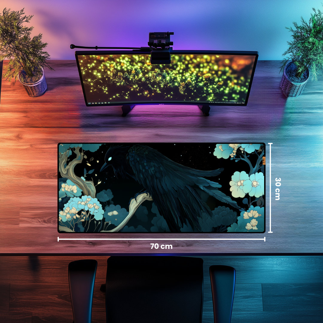 Kuzgun - Mouse Pad & Masa Matı