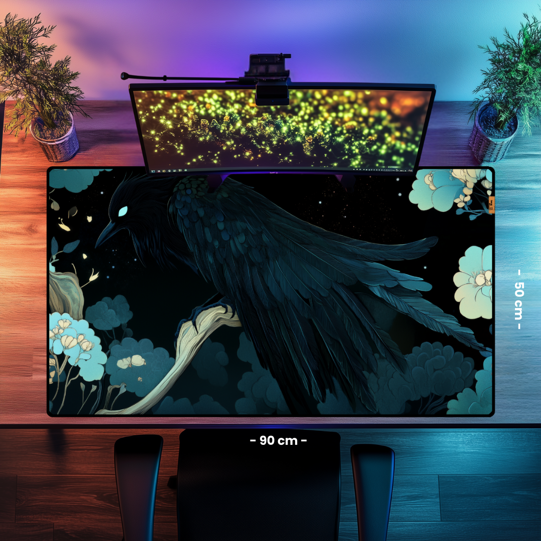 Kuzgun - Mouse Pad & Masa Matı