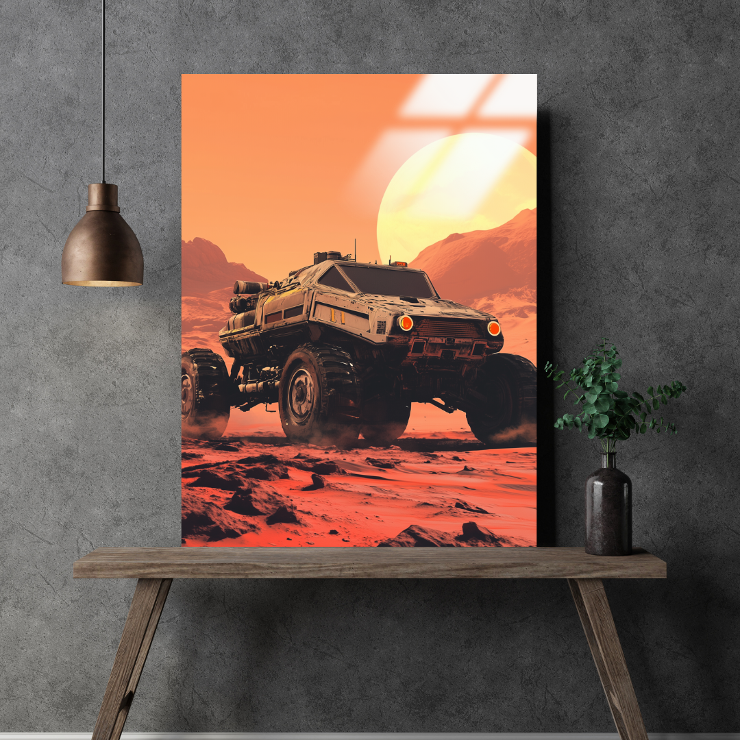 MarsRover X - Metal Poster & Tablo