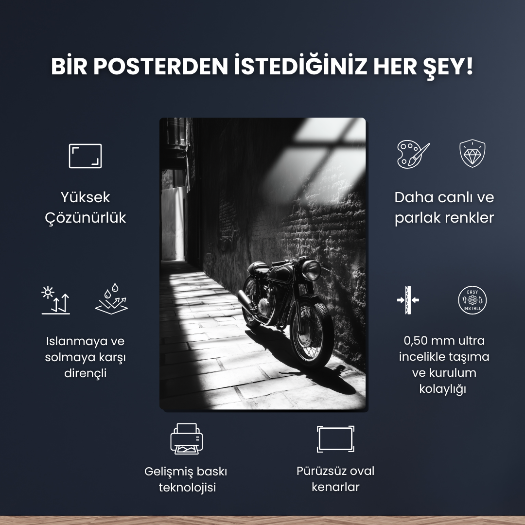 MonoRacer - Metal Poster & Tablo