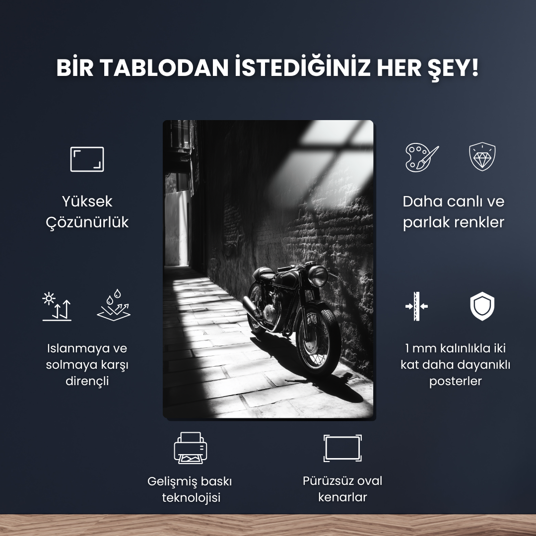 MonoRacer - Metal Poster & Tablo