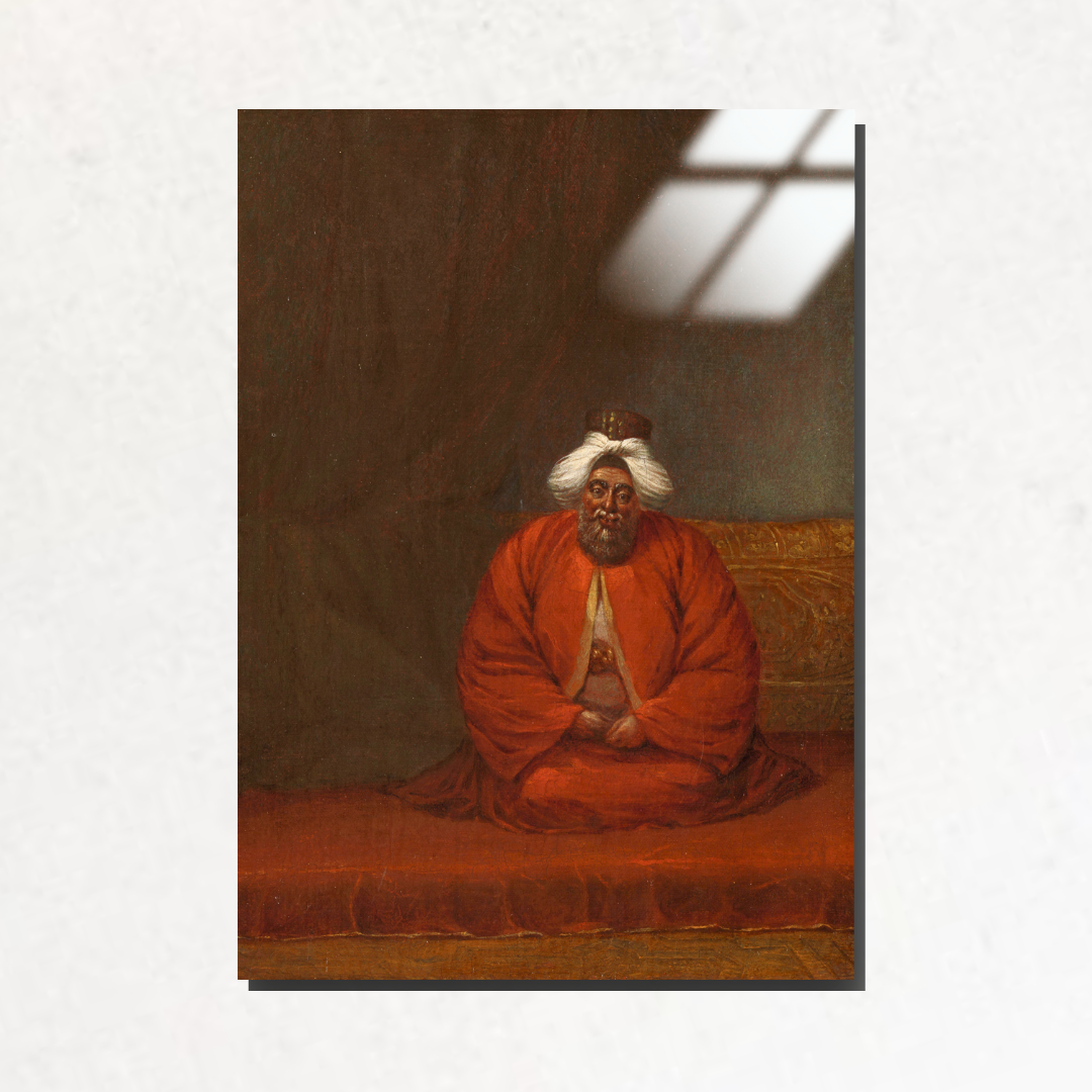 Müftü - Jean-Baptiste Vanmour - Metal Poster & Tablo