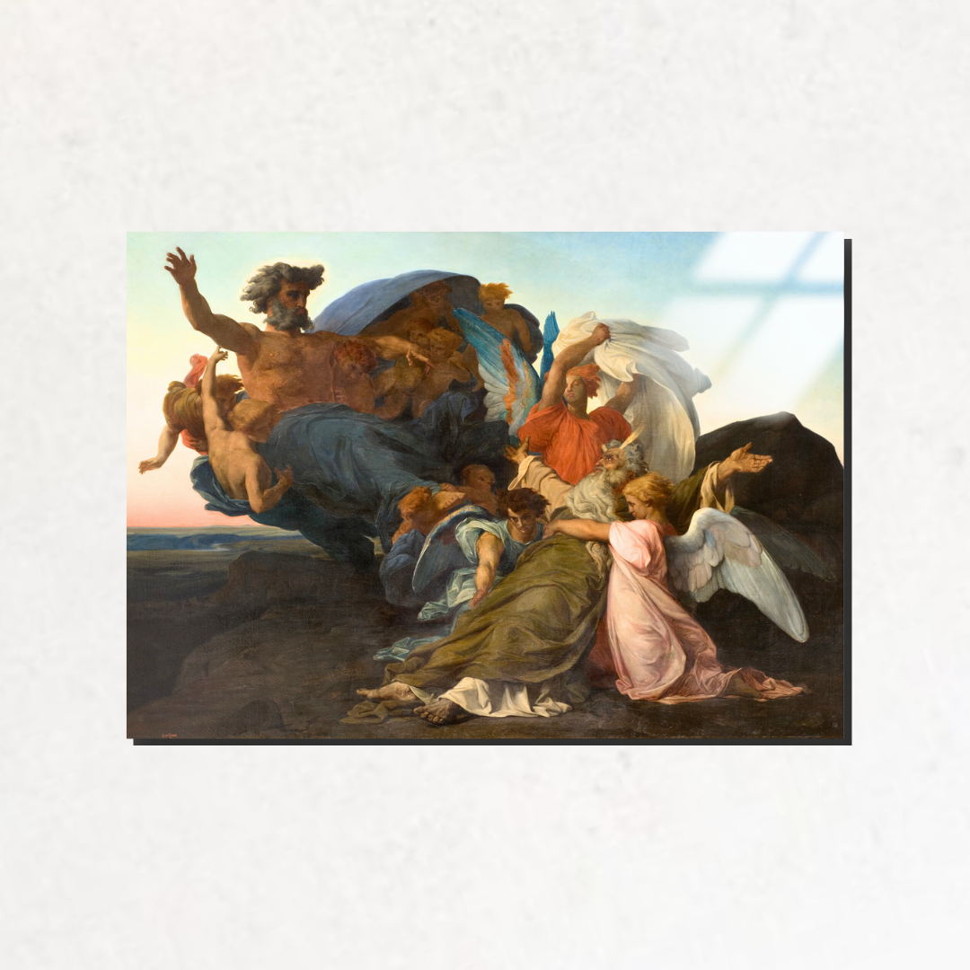 Musa'nın Ölümü (Death of Moses) - Alexandre Cabanel - Metal Poster & Tablo - Cavron art