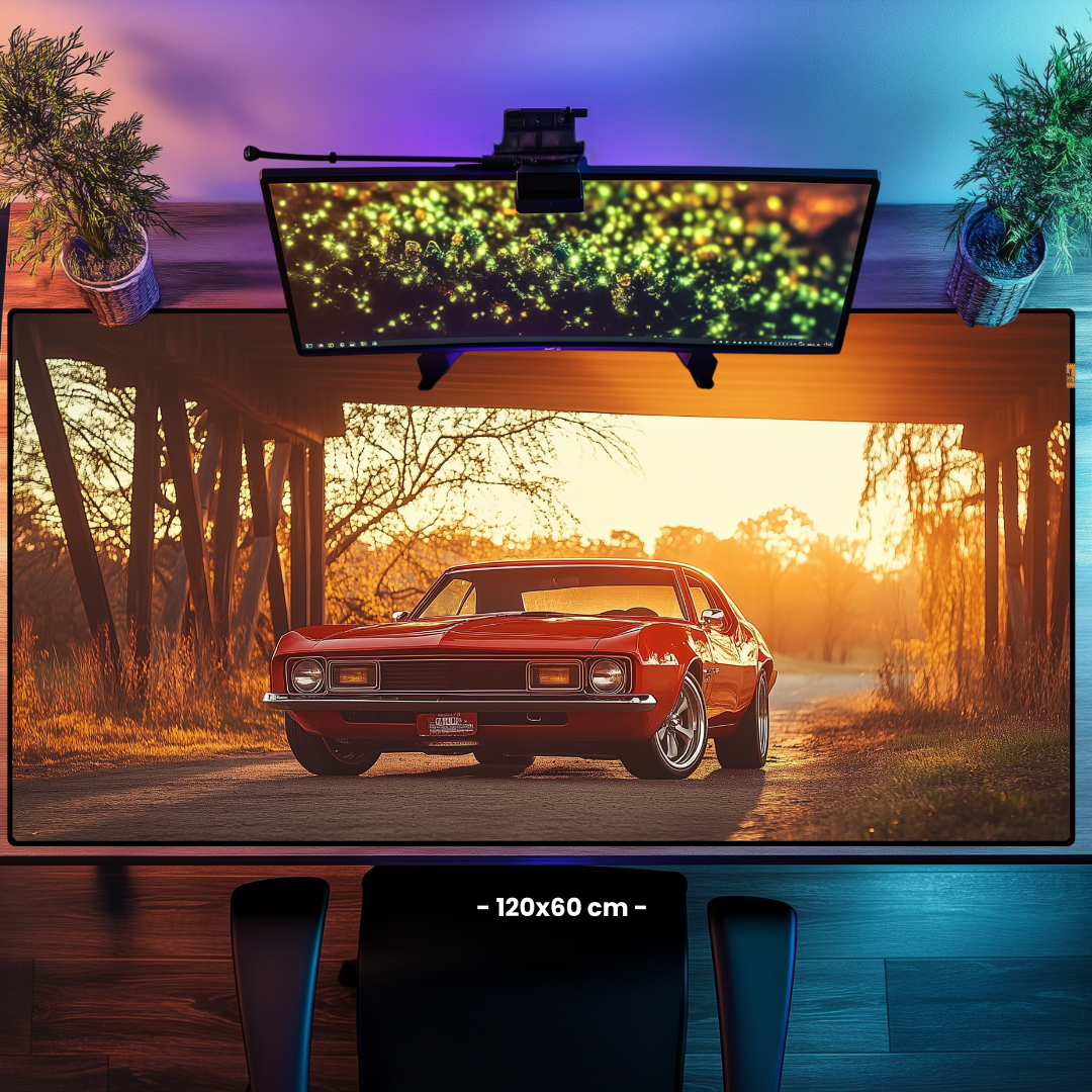 Muscle Car - Mouse Pad & Masa Matı