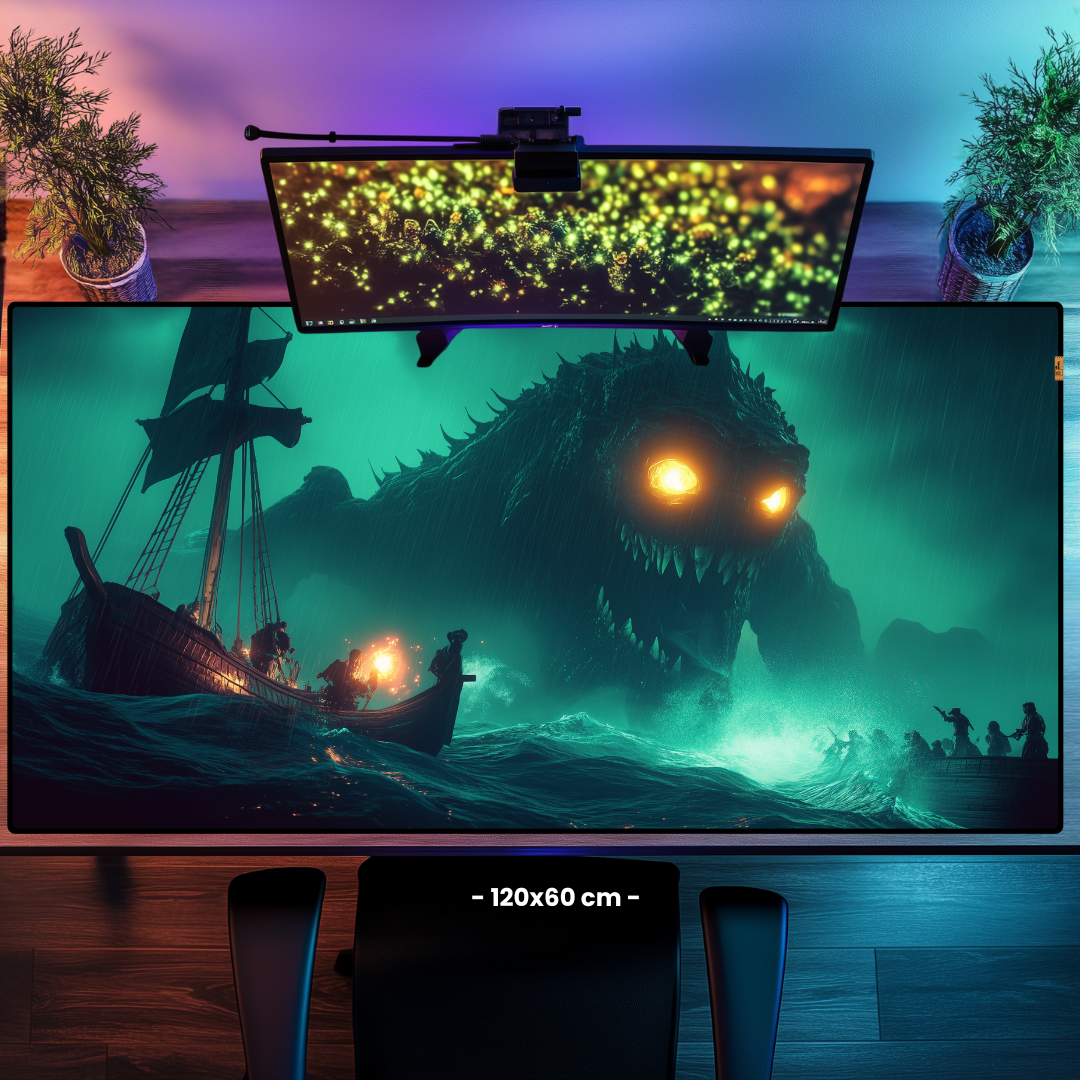 Ocean Monsters - Mouse Pad & Masa Matı