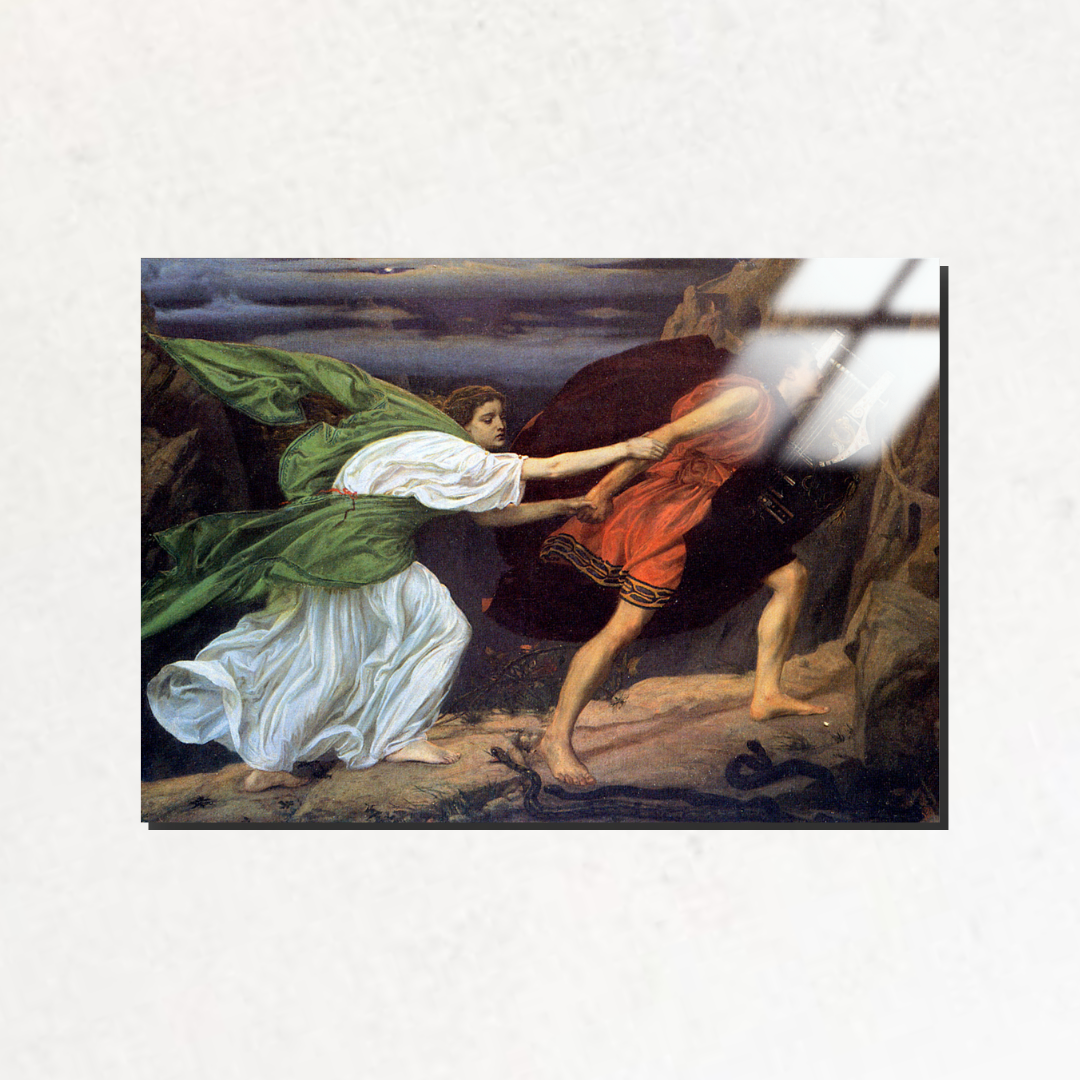 Orpheus ve Eurydice (Orpheus and Eurydice) - Edward Poynter - Metal Poster & Tablo