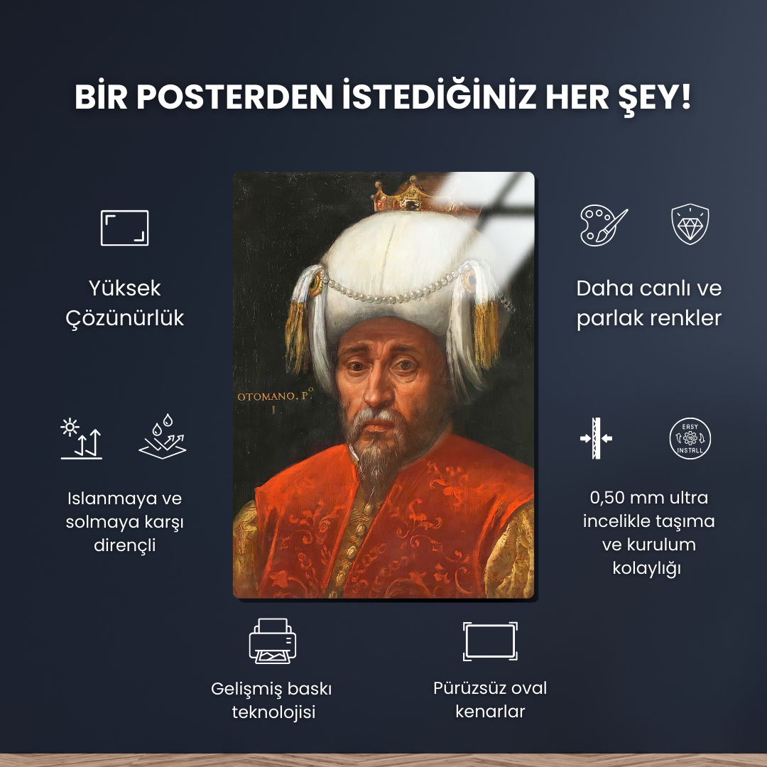 Osman Gazi - Paolo Veronese - Metal Poster & Tablo