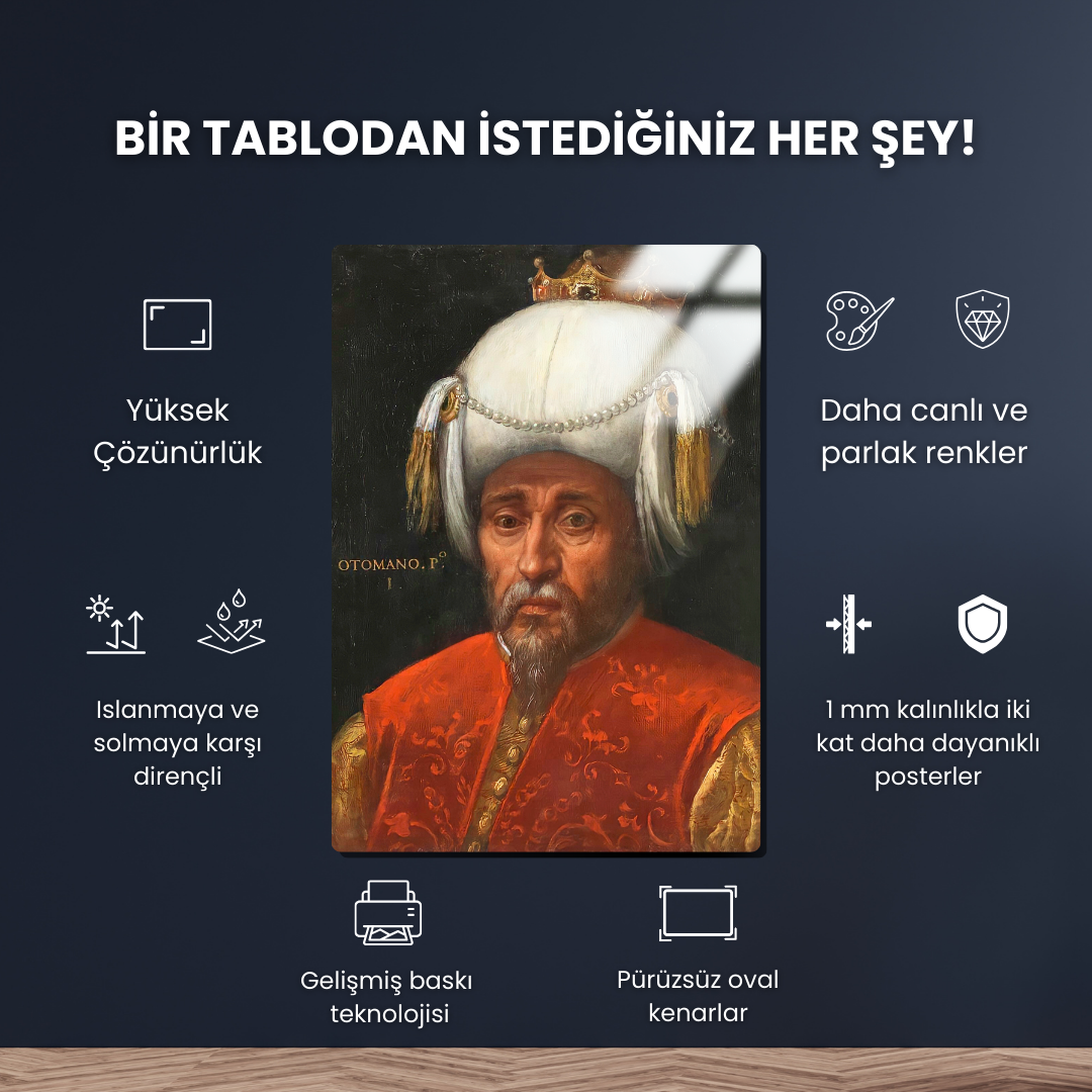 Osman Gazi - Paolo Veronese - Metal Poster & Tablo