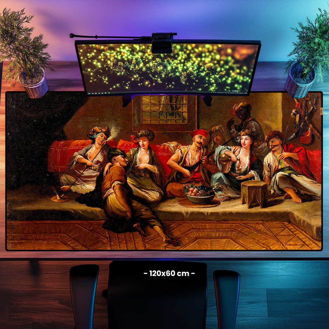 Osmanlı Donanması Deniz Piyadeleri (Marines of the Ottoman Navy) - The Vanmour School - Mouse Pad & Masa Matı