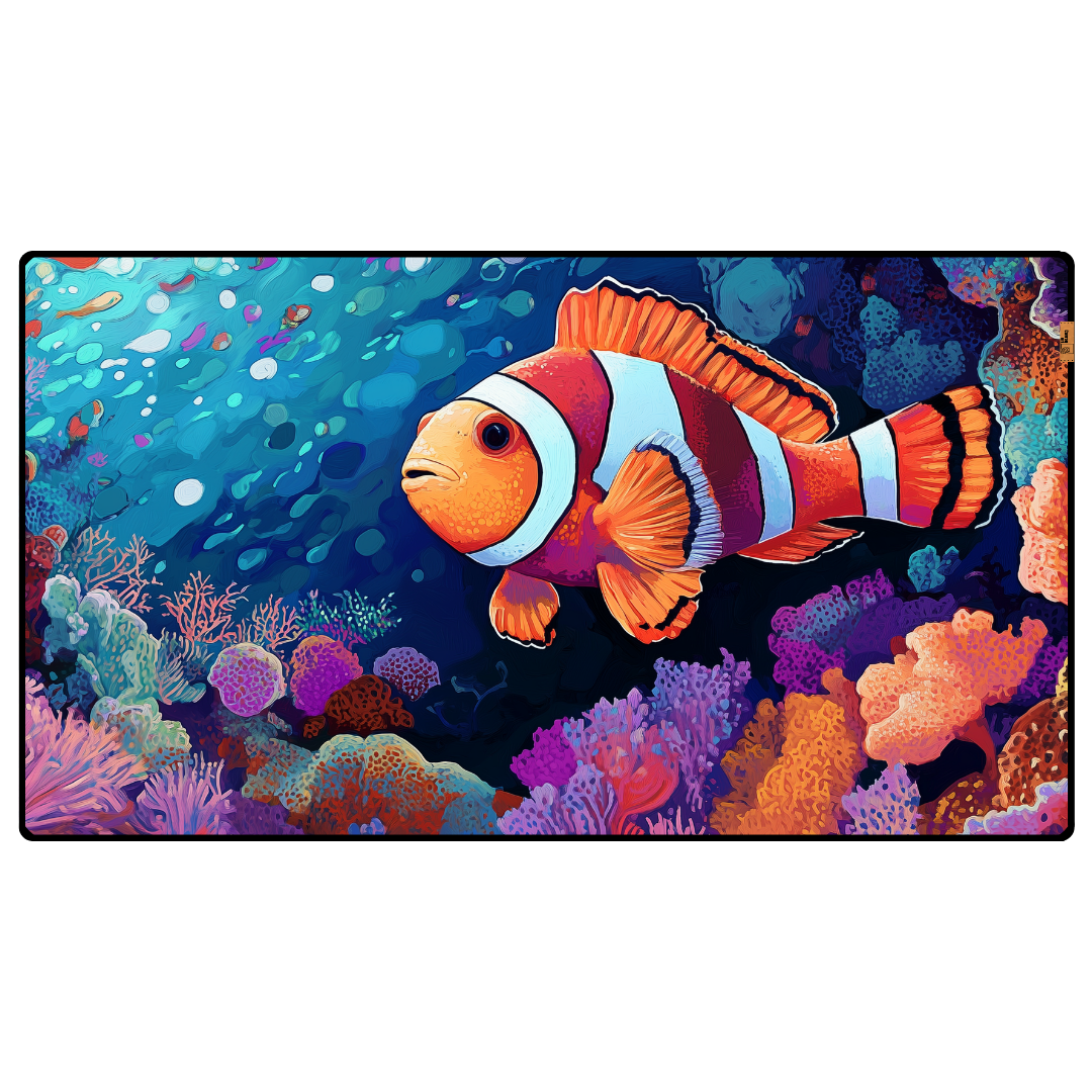Palyaço Balığı Portakal - Mouse Pad & Masa Matı