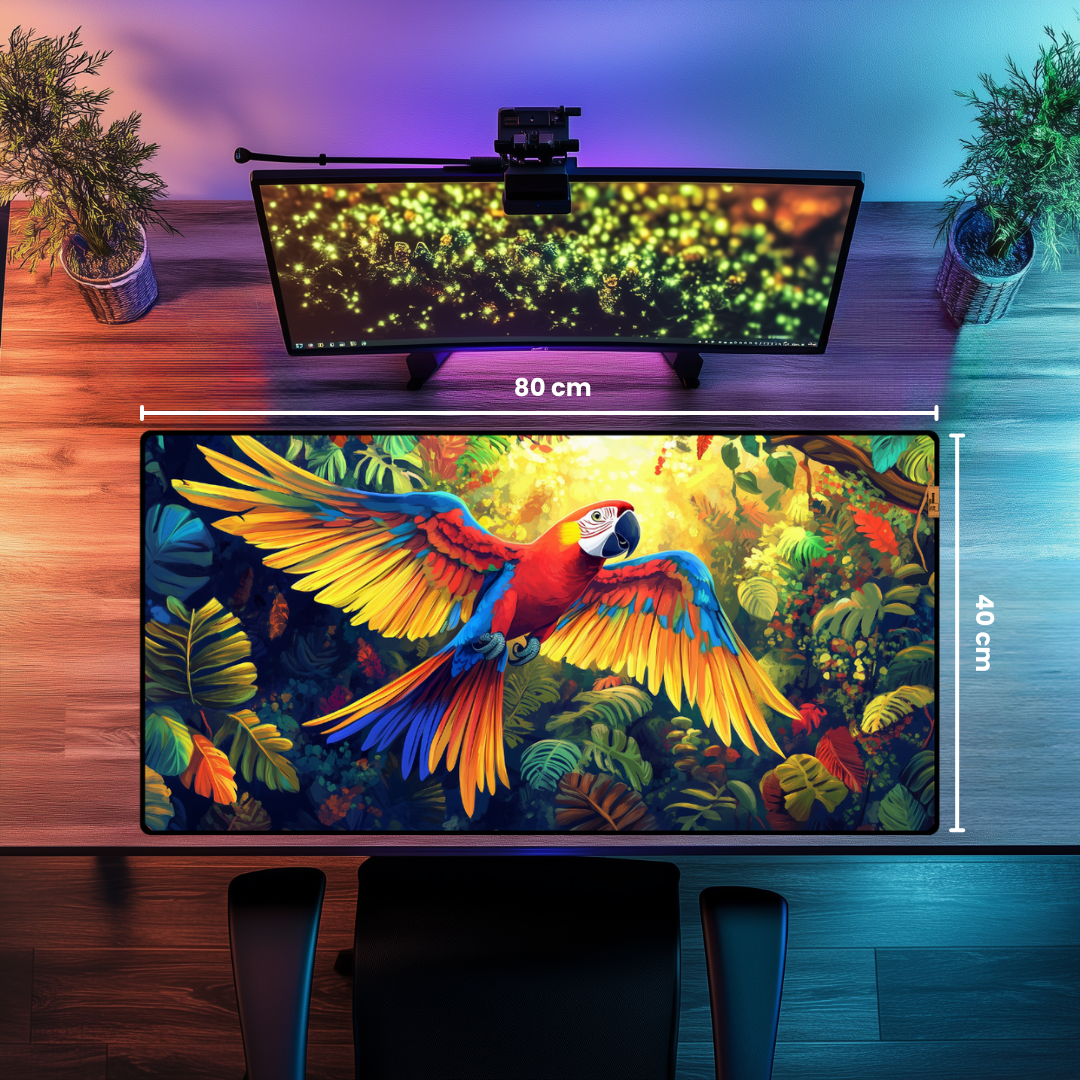 Papağan - Mouse Pad & Masa Matı
