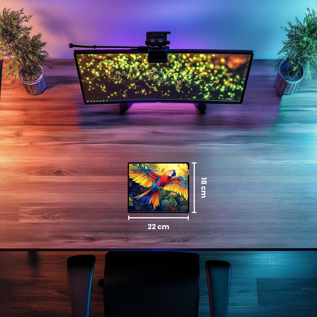 Papağan - Mouse Pad & Masa Matı