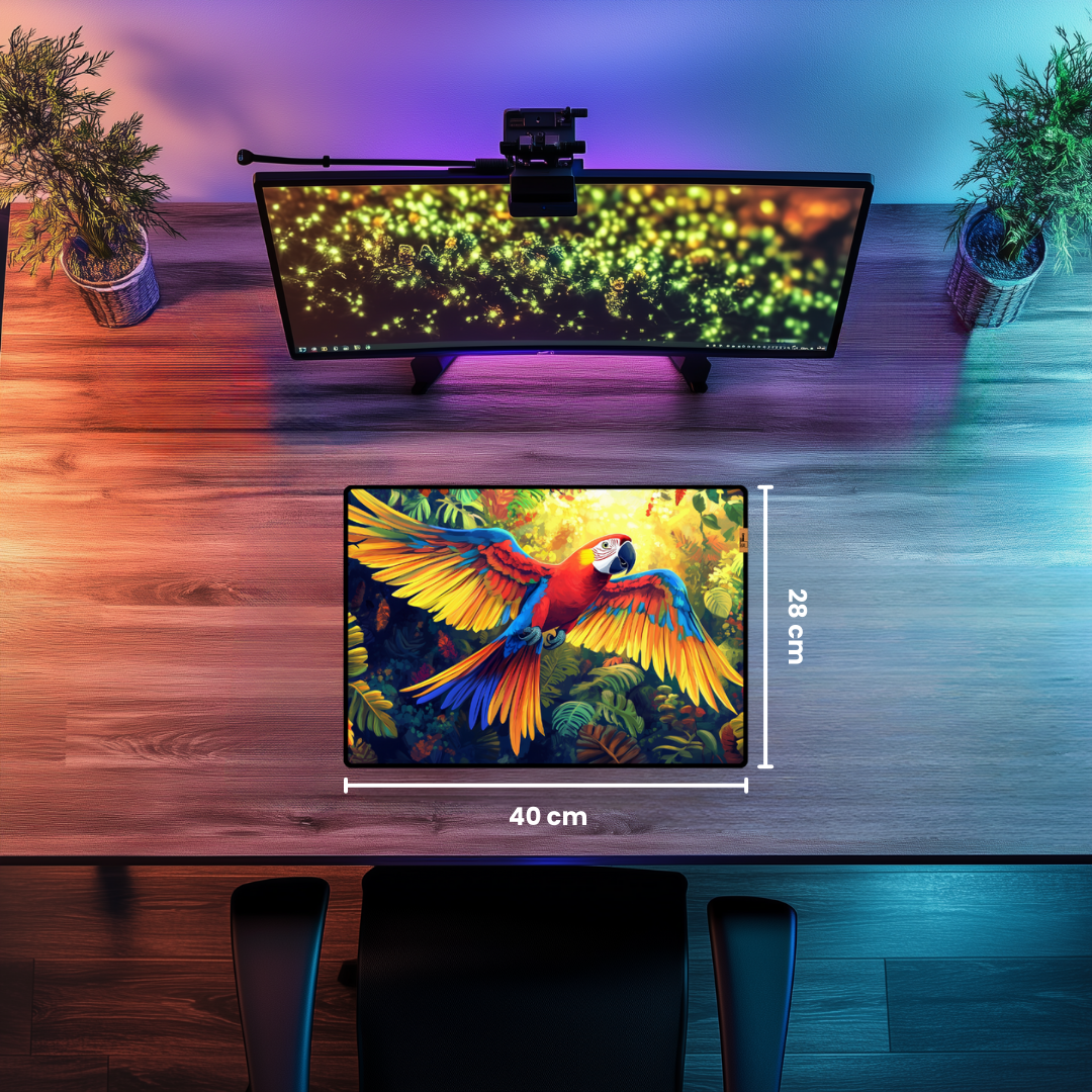 Papağan - Mouse Pad & Masa Matı
