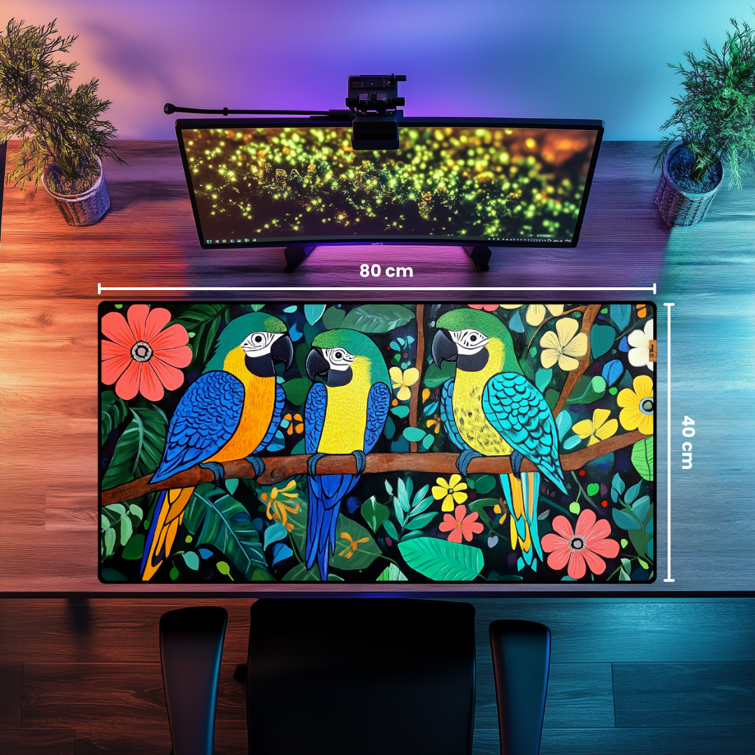 Papağanlar - Mouse Pad & Masa Matı