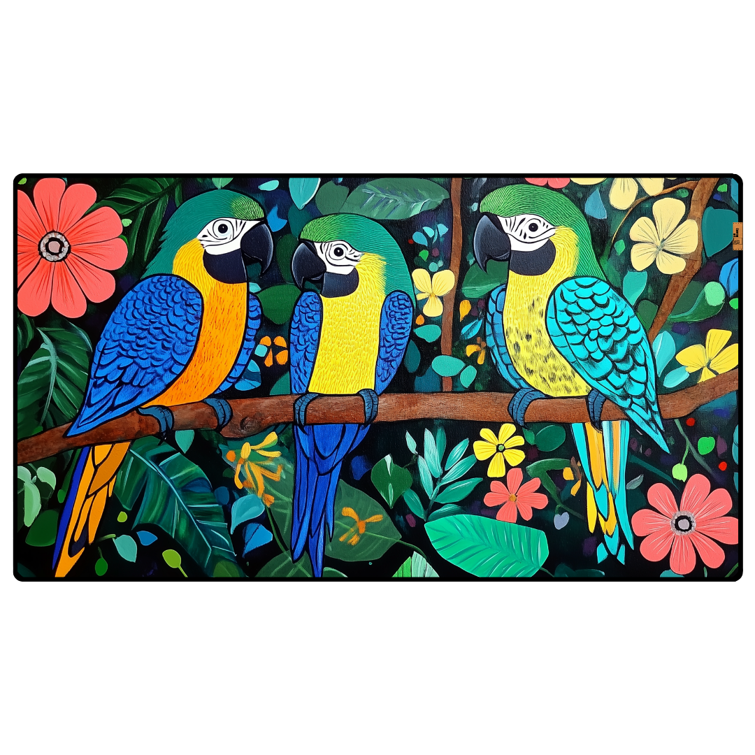 Papağanlar - Mouse Pad & Masa Matı
