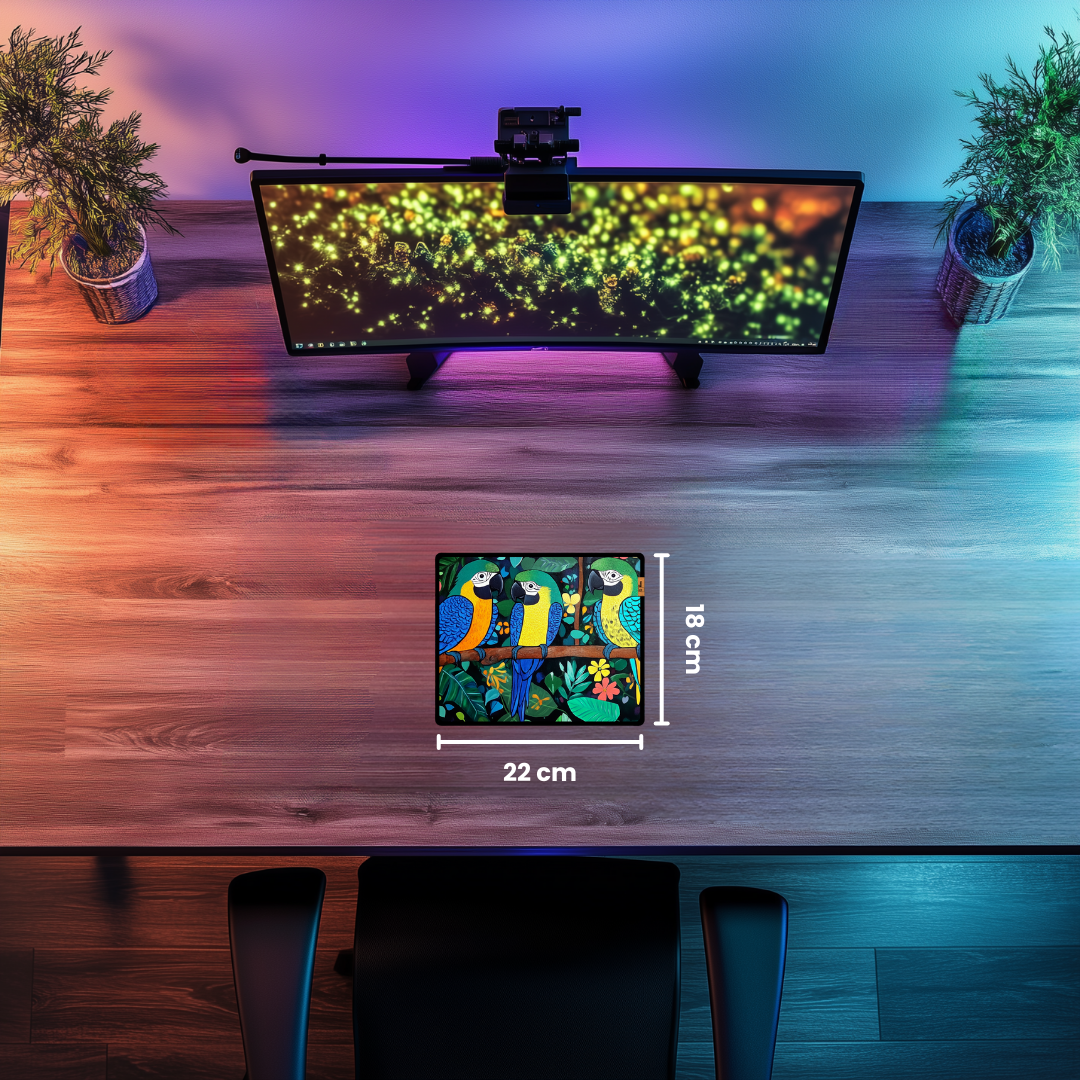 Papağanlar - Mouse Pad & Masa Matı