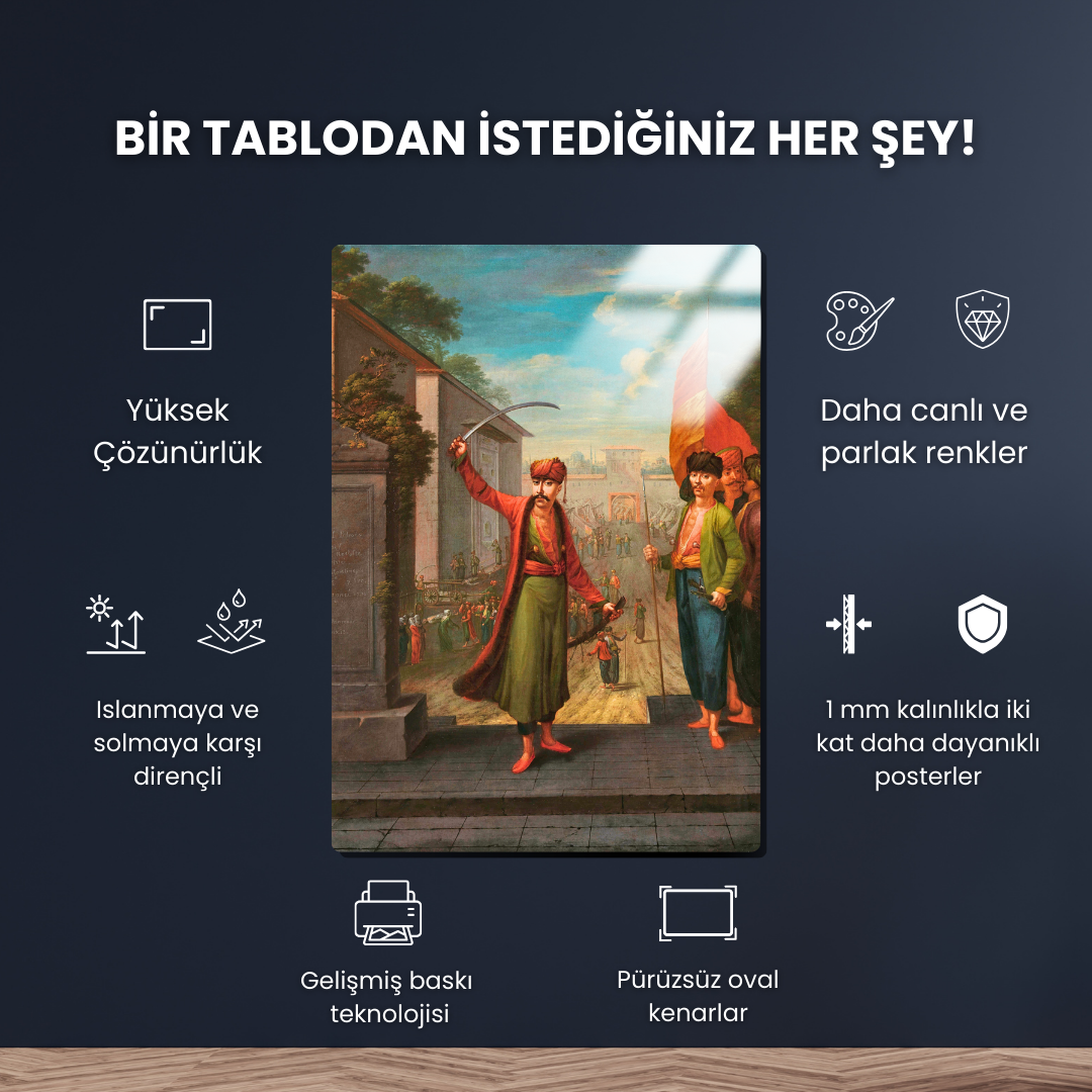 Patrona Halil - Jean-Baptiste Vanmour - Metal Poster & Tablo