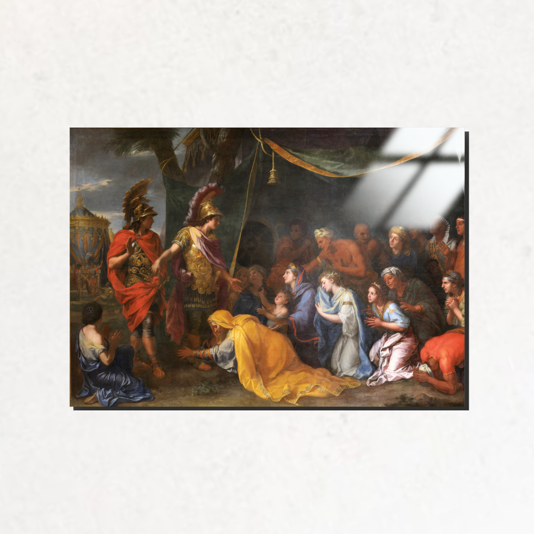 Pers Kraliçesi ve İskender (The Queen of Persia and Alexander) - Charles Le Brun - Metal Poster & Tablo