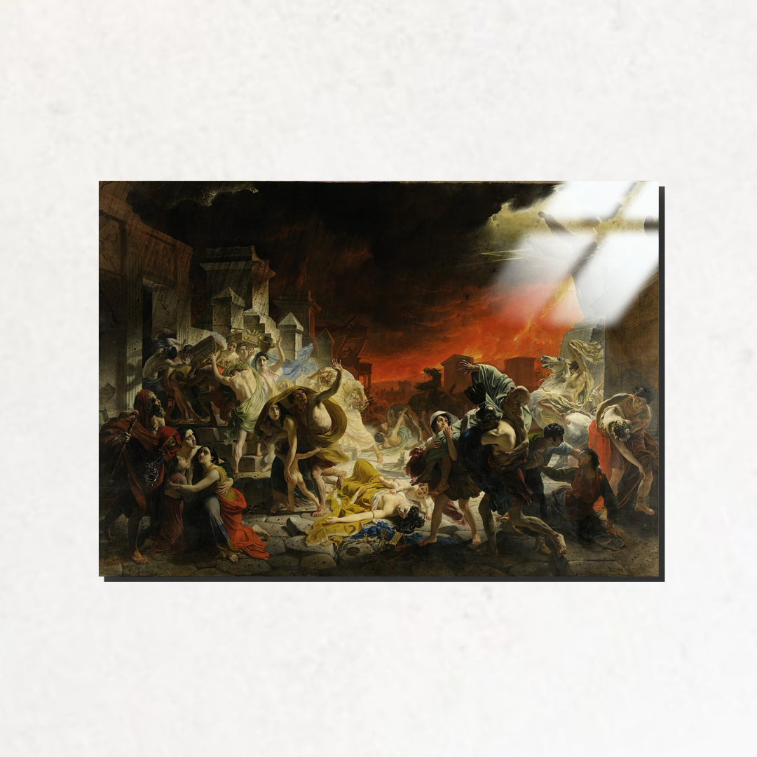 Pompei'nin Son Günü (The Last Day of Pompeii) - Karl Bryullov - Metal Poster & Tablo