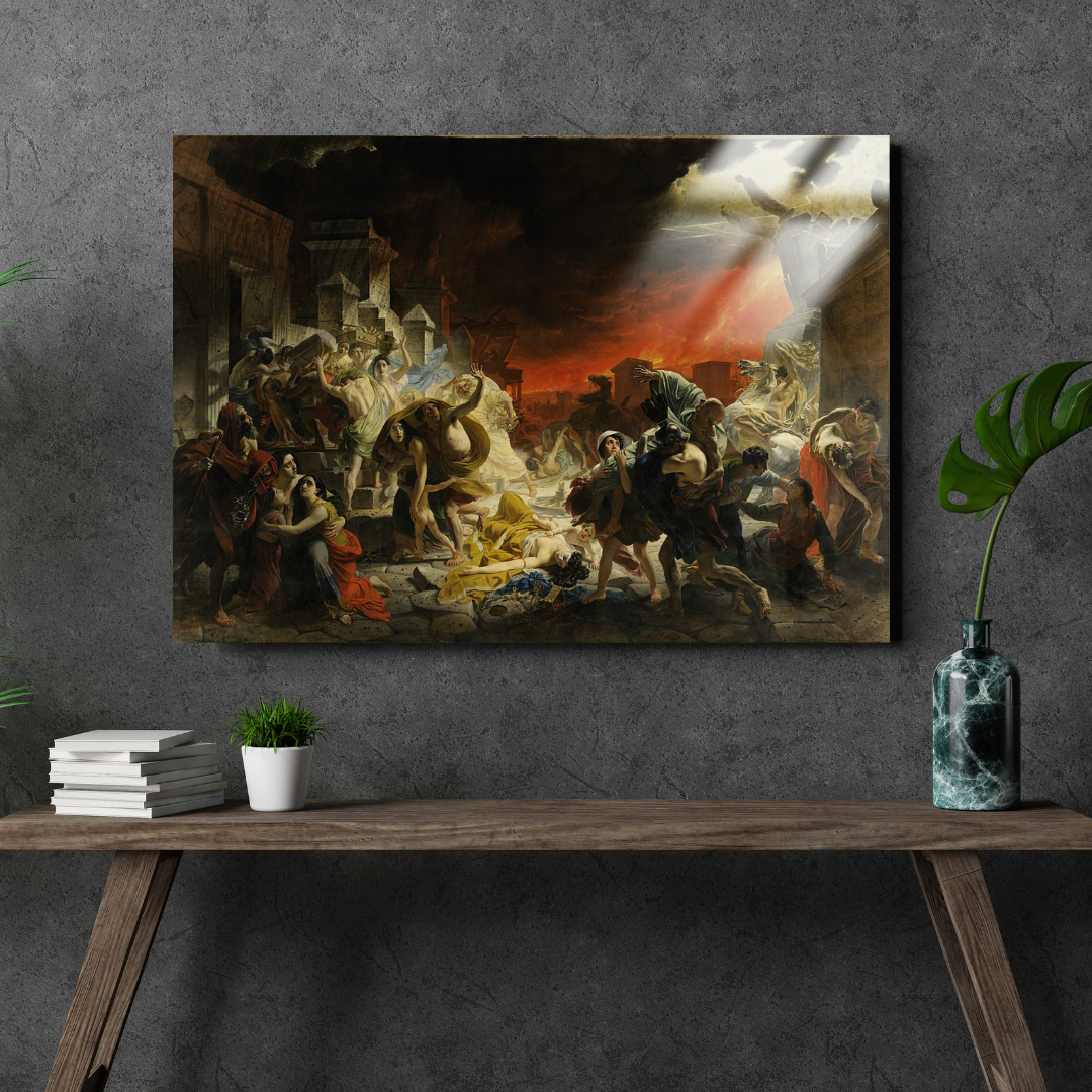 Pompei'nin Son Günü (The Last Day of Pompeii) - Karl Bryullov - Metal Poster & Tablo