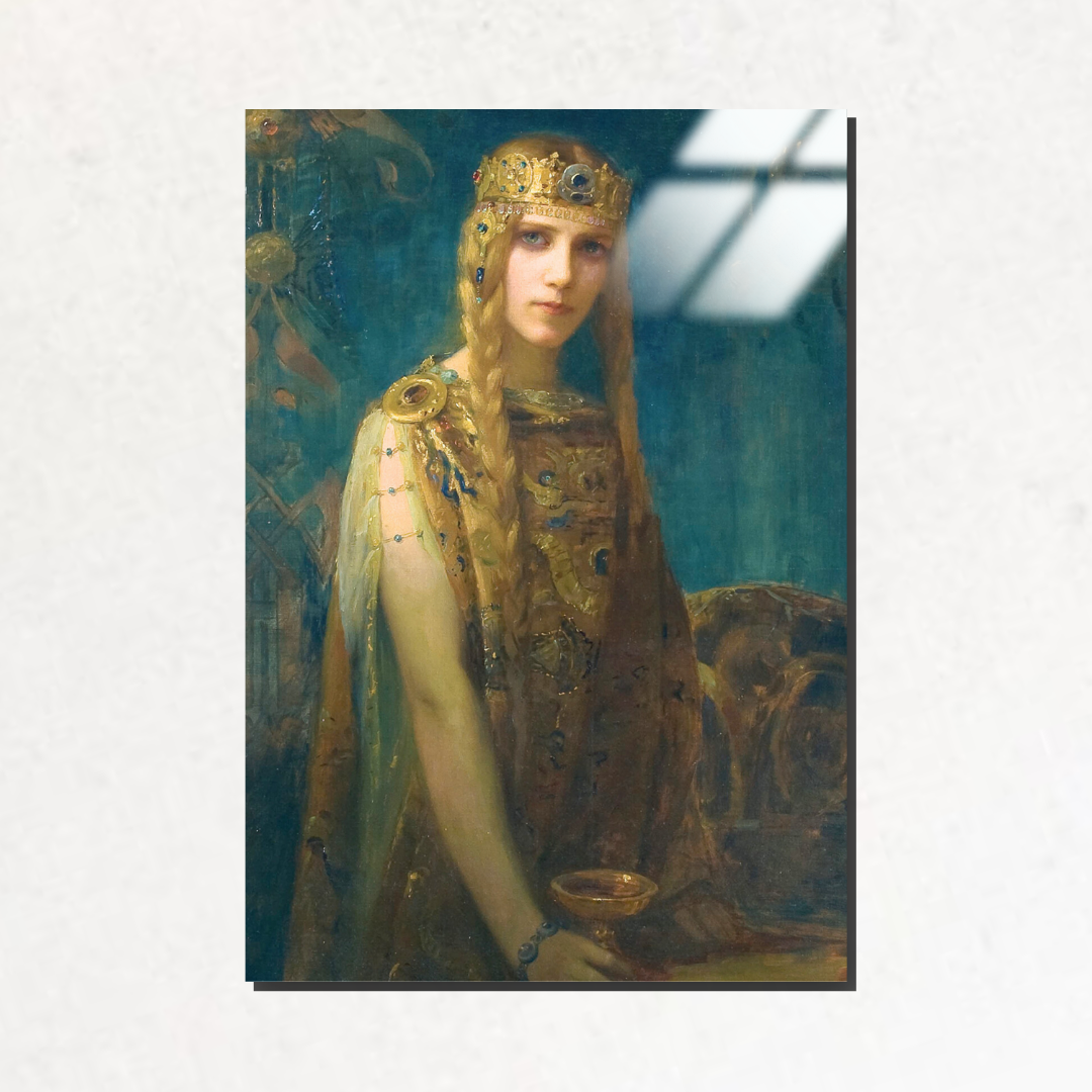 Prenses Isolde (Isolde_ Princess) - Gaston Bussière - Metal Poster & Tablo