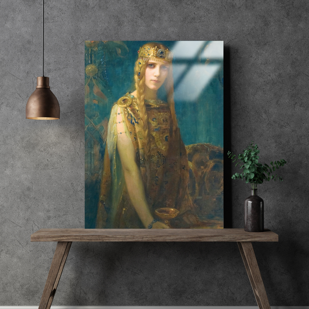 Prenses Isolde (Isolde_ Princess) - Gaston Bussière - Metal Poster & Tablo