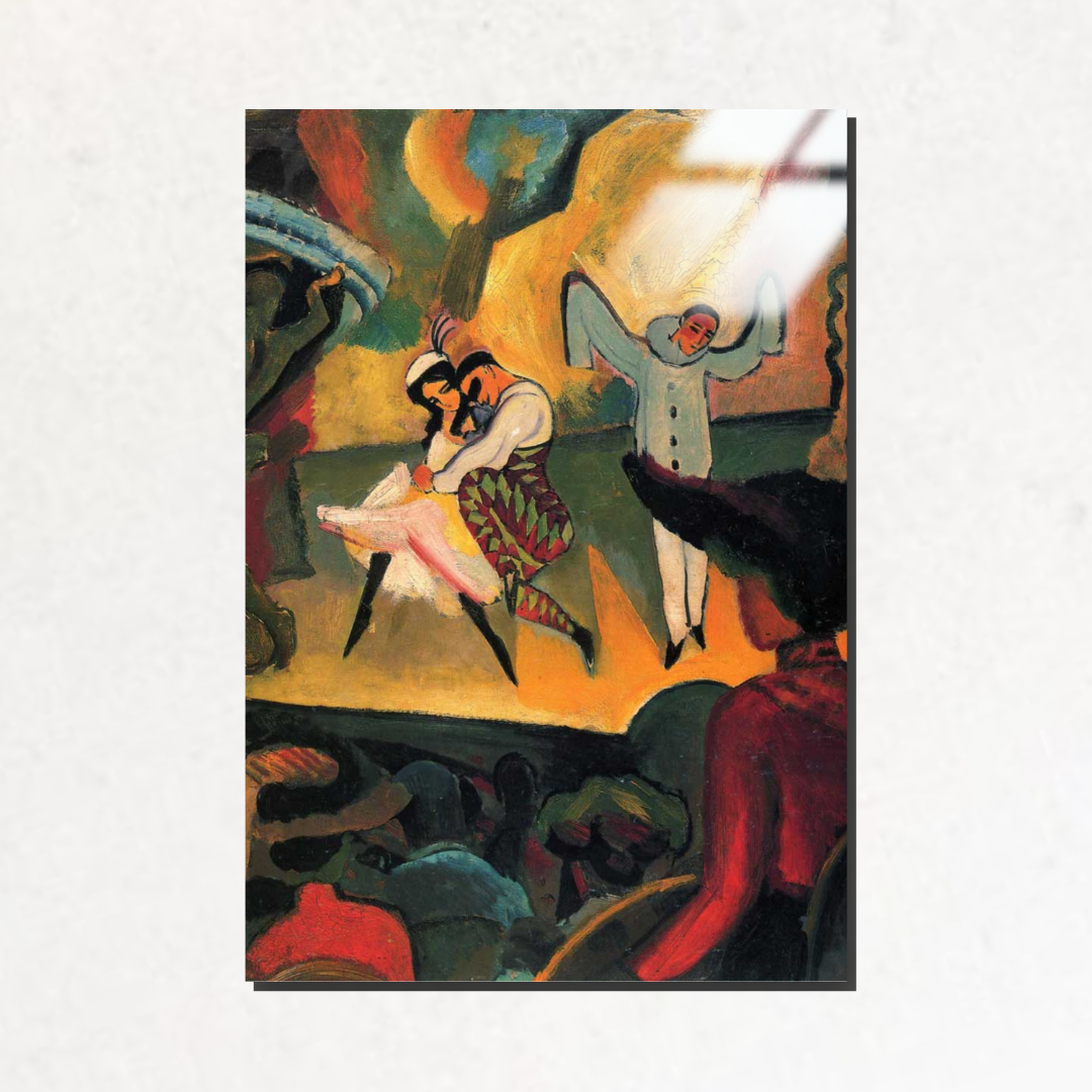 Rus Balesi (Russian Ballet) - August Macke - Metal Poster & Tablo