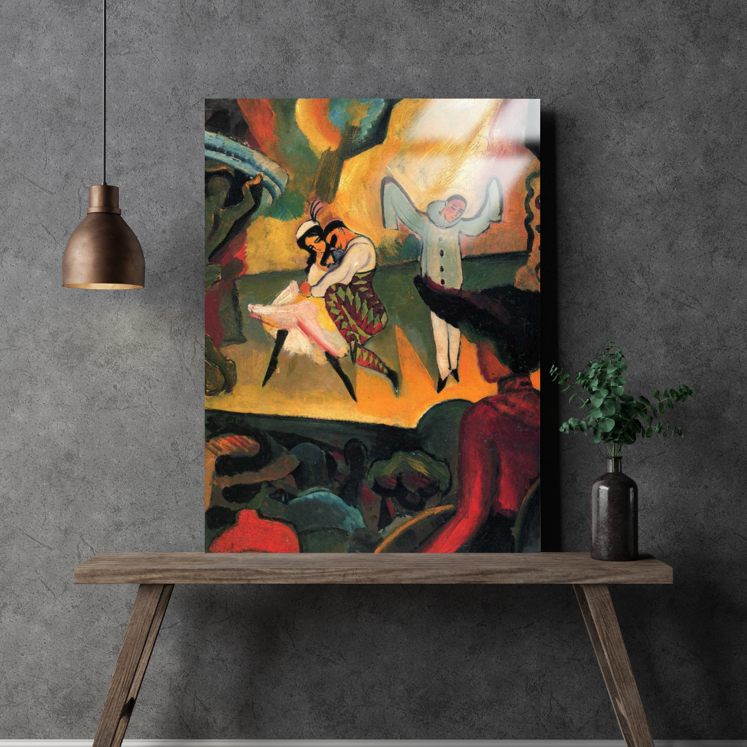 Rus Balesi (Russian Ballet) - August Macke - Metal Poster & Tablo