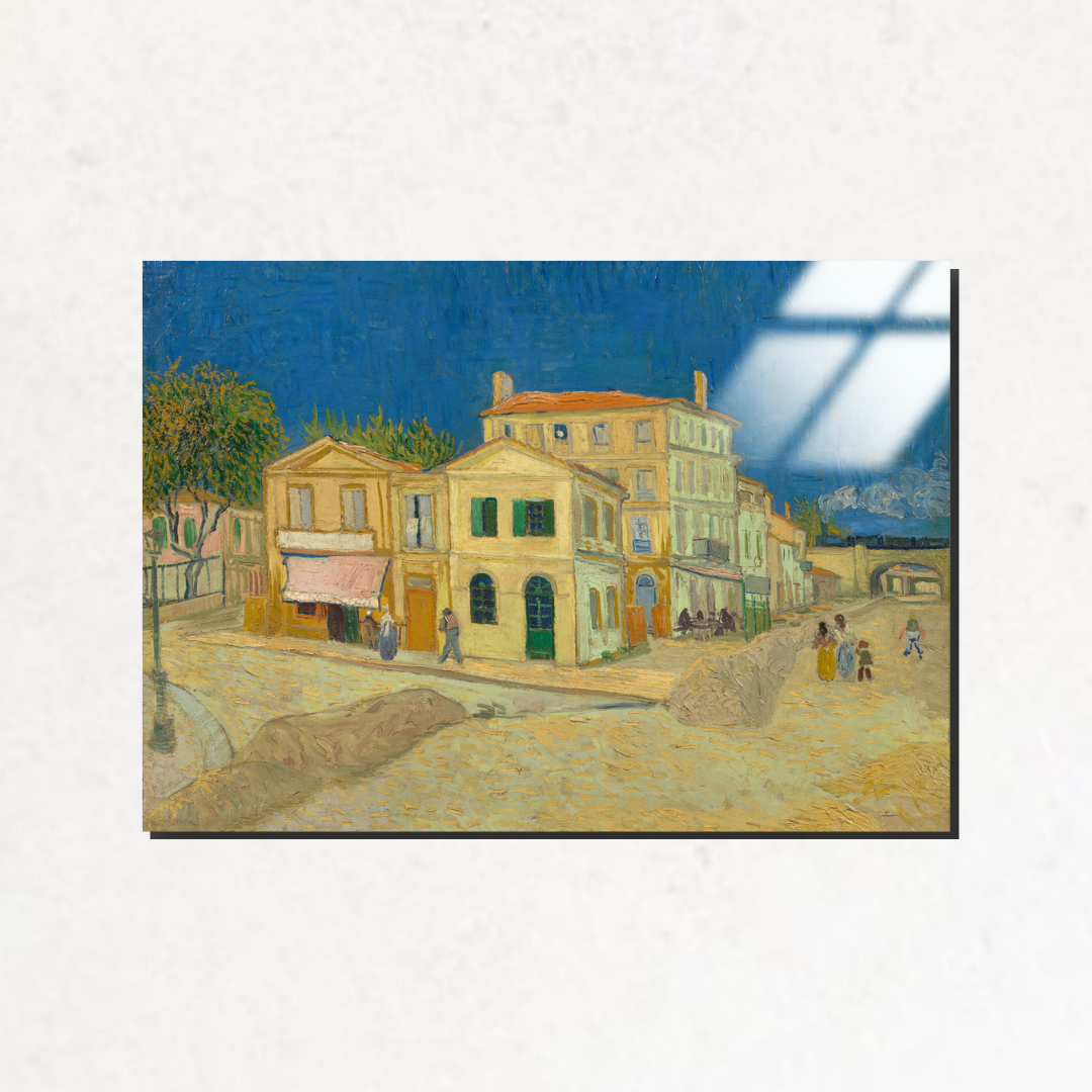 Sarı Ev (The Yellow House) - Vincent Van Gogh - Metal Poster & Tablo