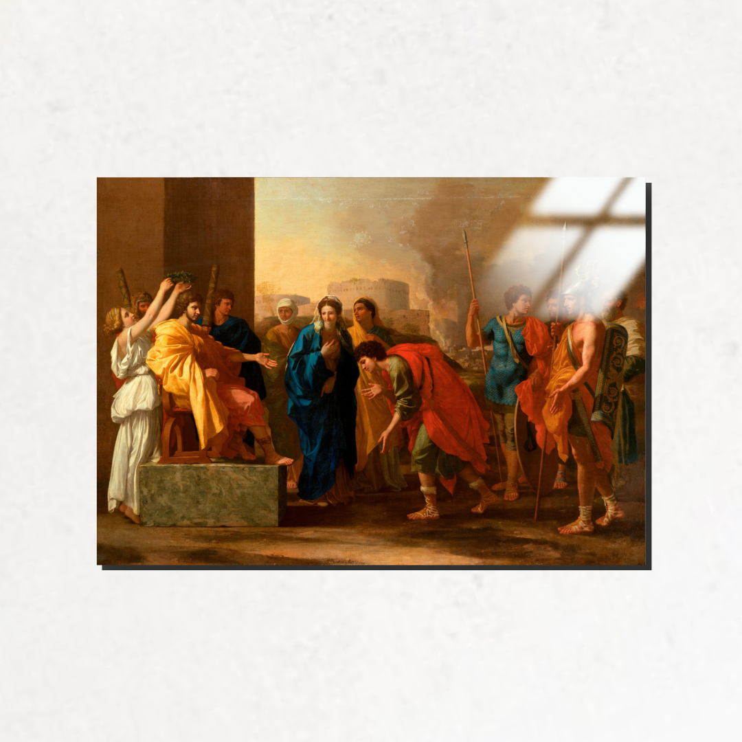 Scipio'nun Erdemi ( Scipio's Noble Deed) - Nicolas Poussin - Metal Poster & Tablo