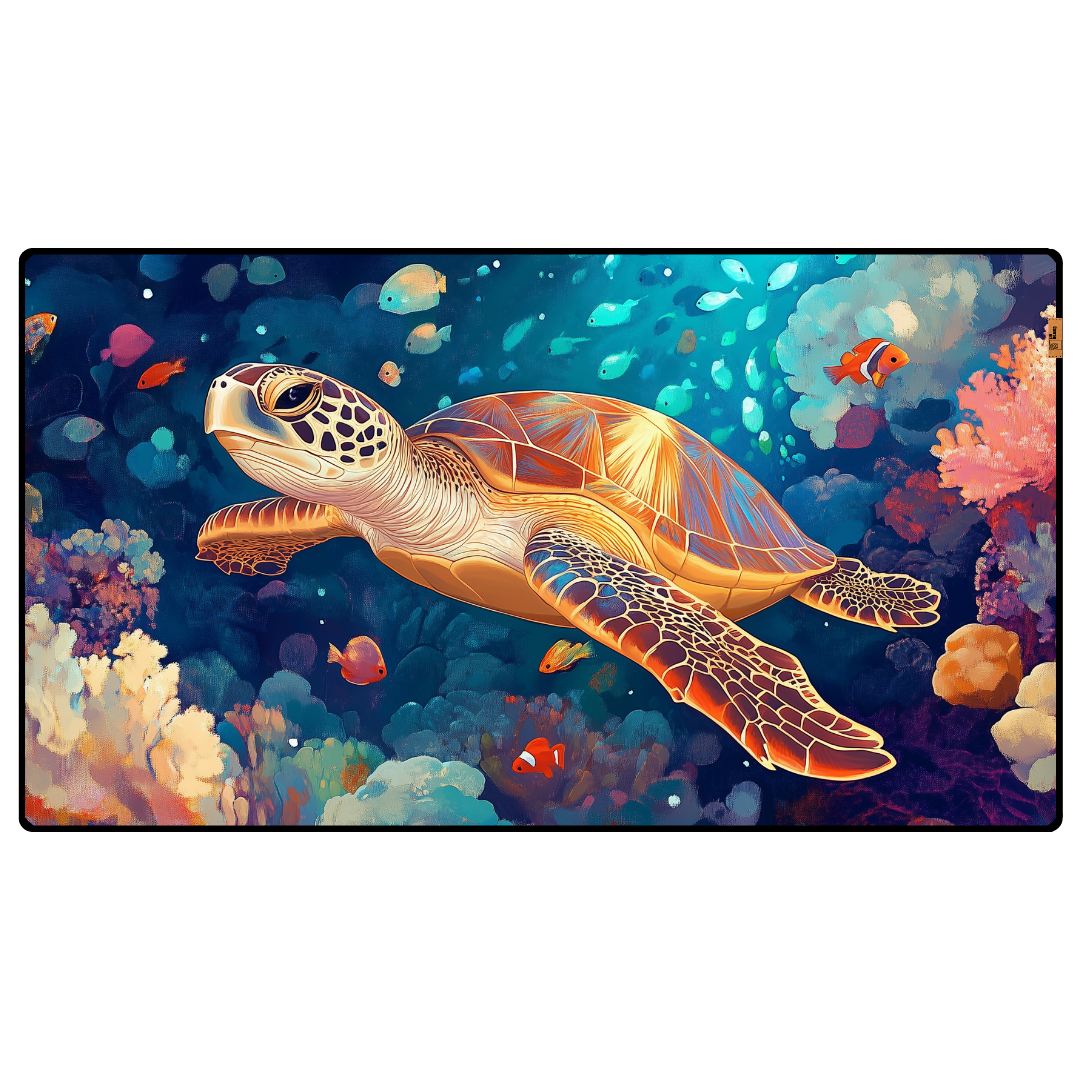 Deniz Kaplumbağası - Mouse Pad & Masa Matı