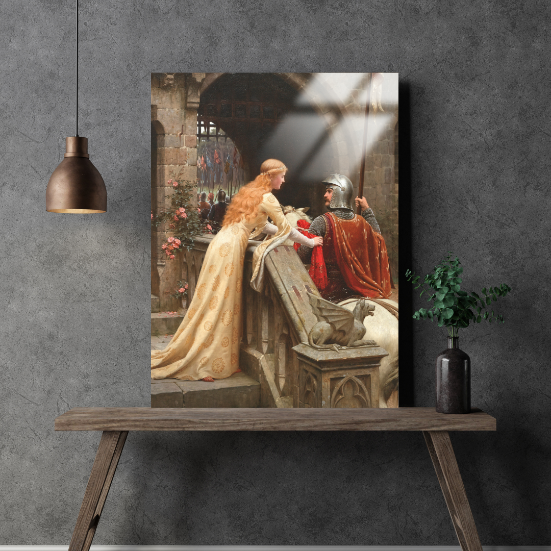 Tanrı Yolunu Açık Etsin (God Speed) - Edmund Blair Leighton - Metal Poster & Tablo