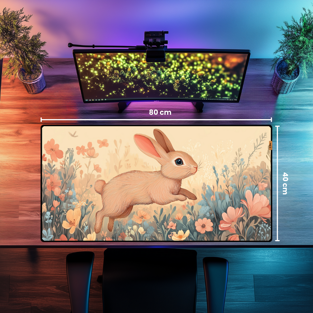 Tavşan - Mouse Pad & Masa Matı