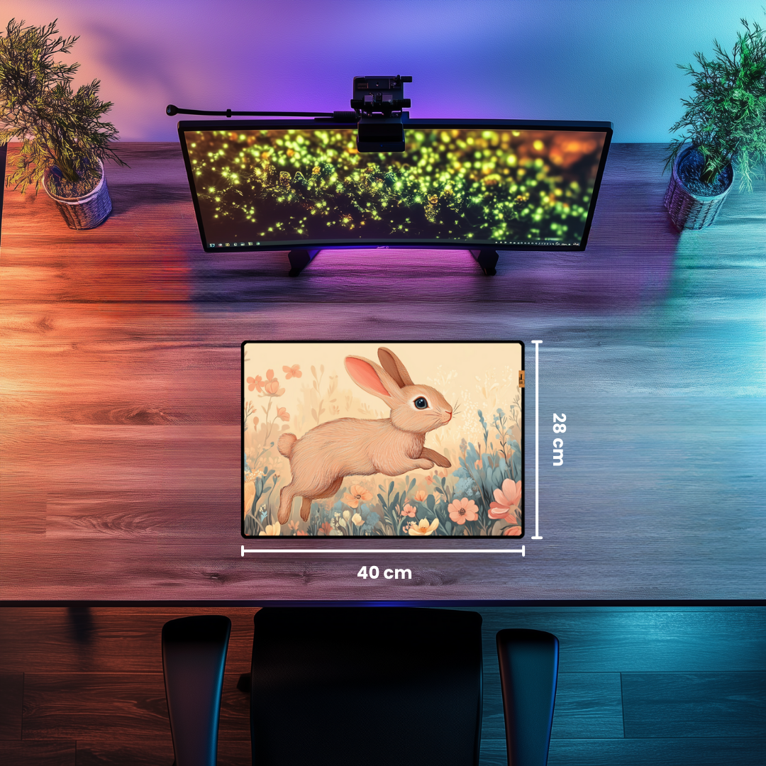 Tavşan - Mouse Pad & Masa Matı