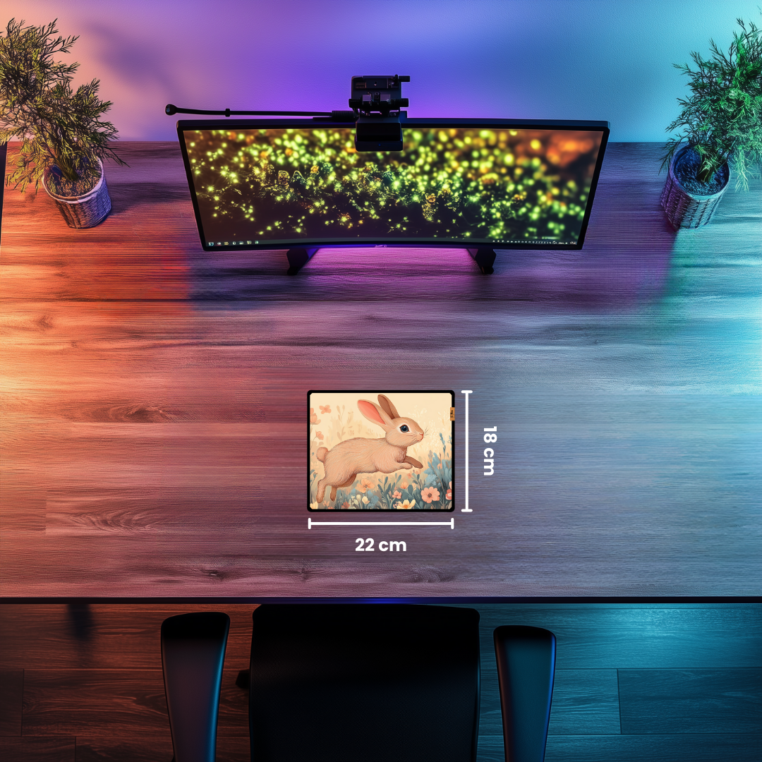Tavşan - Mouse Pad & Masa Matı