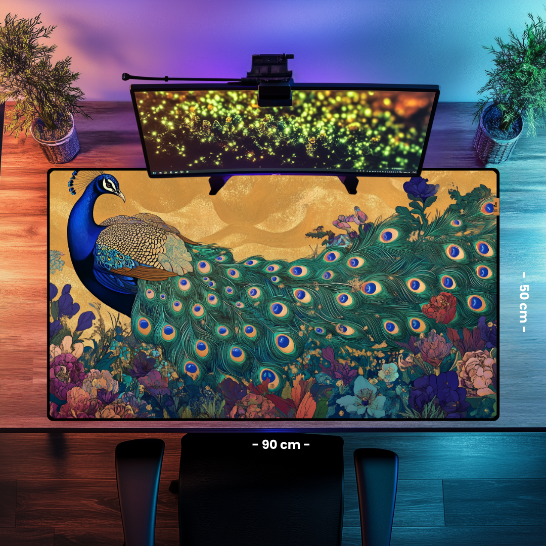 Tavus Kuşu - Mouse Pad & Masa Matı