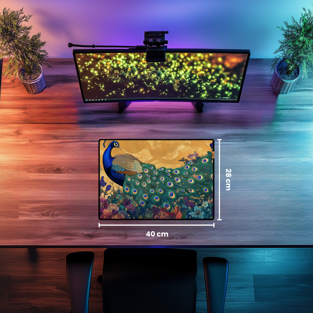 Tavus Kuşu - Mouse Pad & Masa Matı