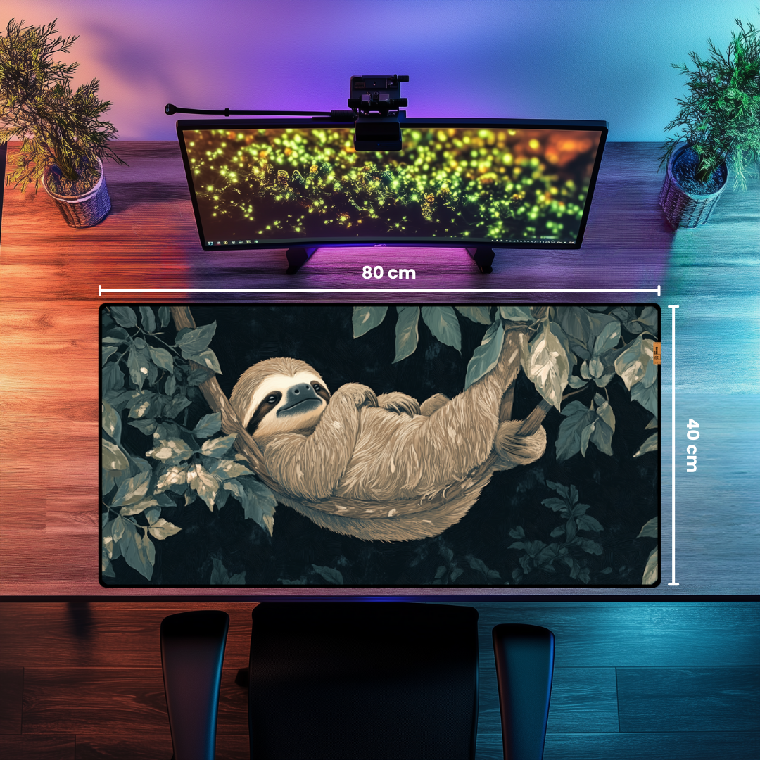 Tembel Hayvan - Mouse Pad & Masa Matı