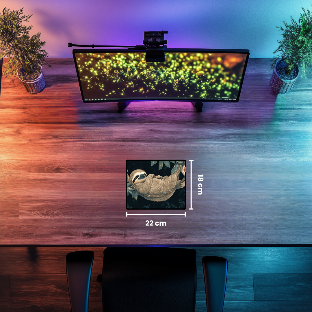 Tembel Hayvan - Mouse Pad & Masa Matı