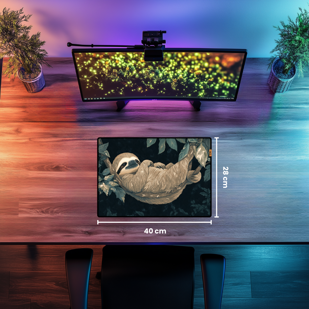 Tembel Hayvan - Mouse Pad & Masa Matı